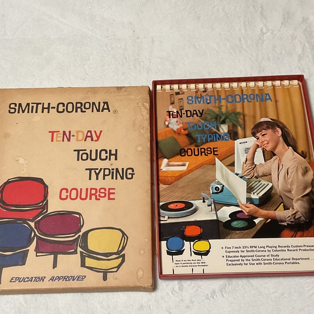 Vintage Smith-Corona Ten-Day Touch Typing Course